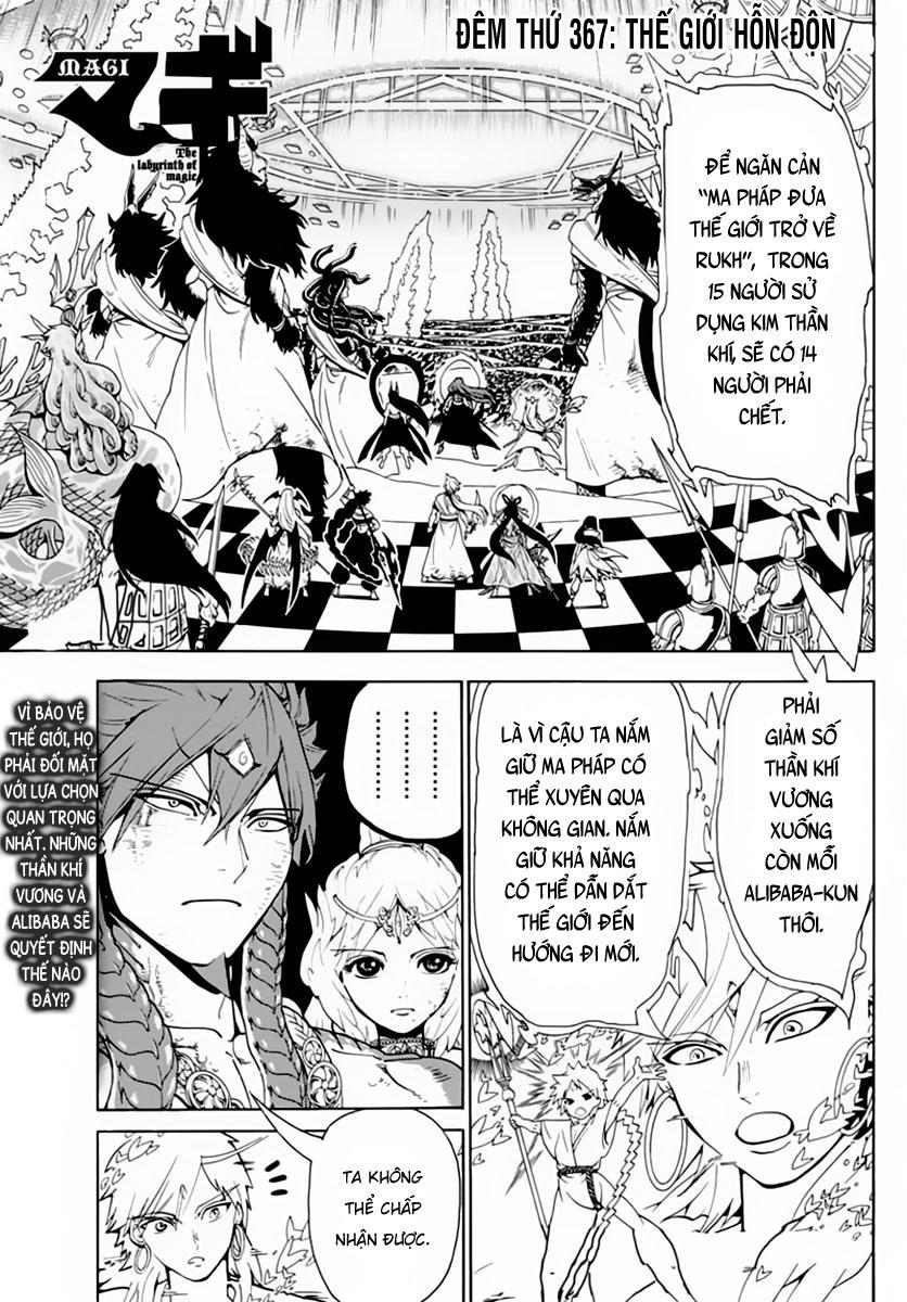 Magi: Bậc Thầy Pháp Thuật Chapter 367 - Trang 2