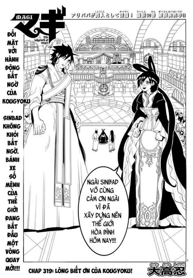 Magi: Bậc Thầy Pháp Thuật Chapter 319 - Trang 2