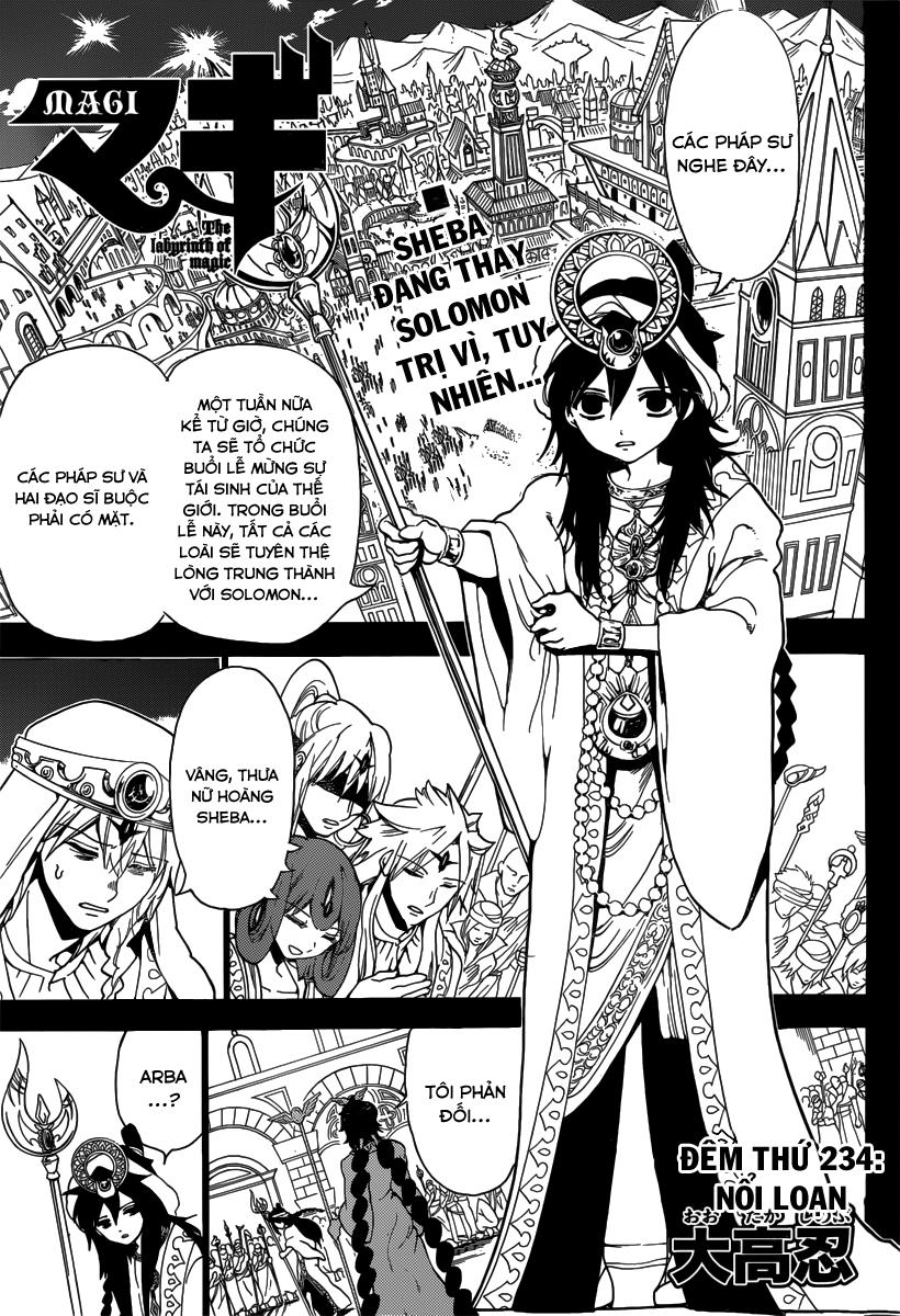 Magi: Bậc Thầy Pháp Thuật Chapter 234 - Trang 2