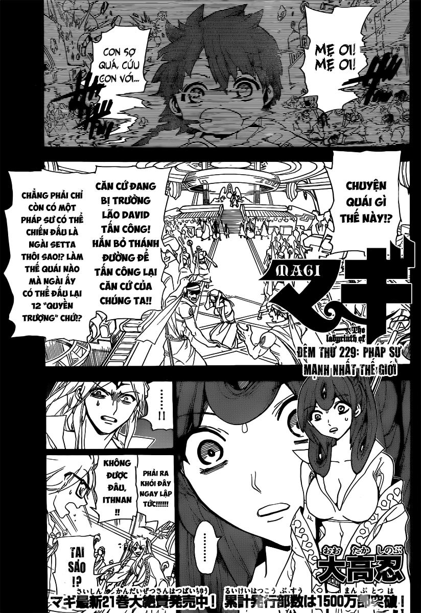 Magi: Bậc Thầy Pháp Thuật Chapter 229 - Trang 2