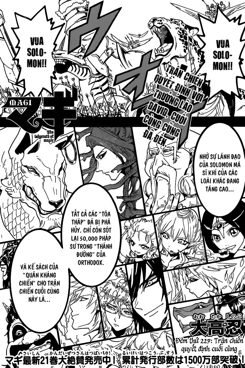 Magi: Bậc Thầy Pháp Thuật Chapter 227 - Trang 2