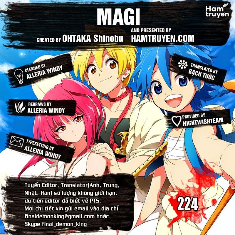 Magi: Bậc Thầy Pháp Thuật Chapter 224 - Trang 2