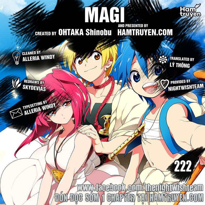 Magi: Bậc Thầy Pháp Thuật Chapter 222.5 - Trang 2