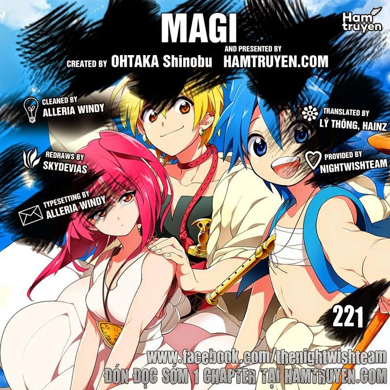 Magi: Bậc Thầy Pháp Thuật Chapter 221 - Trang 2