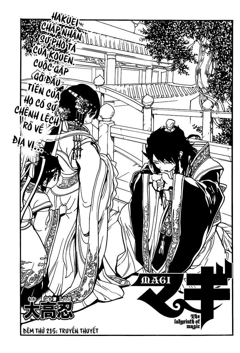 Magi: Bậc Thầy Pháp Thuật Chapter 215 - Trang 2