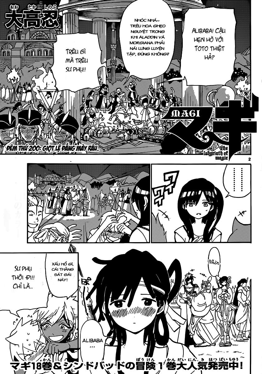 Magi: Bậc Thầy Pháp Thuật Chapter 200 - Trang 2