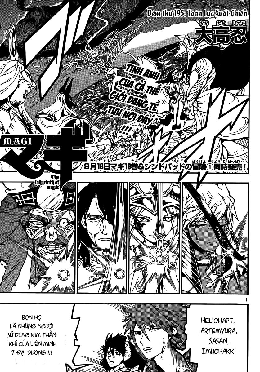 Magi: Bậc Thầy Pháp Thuật Chapter 195 - Trang 2