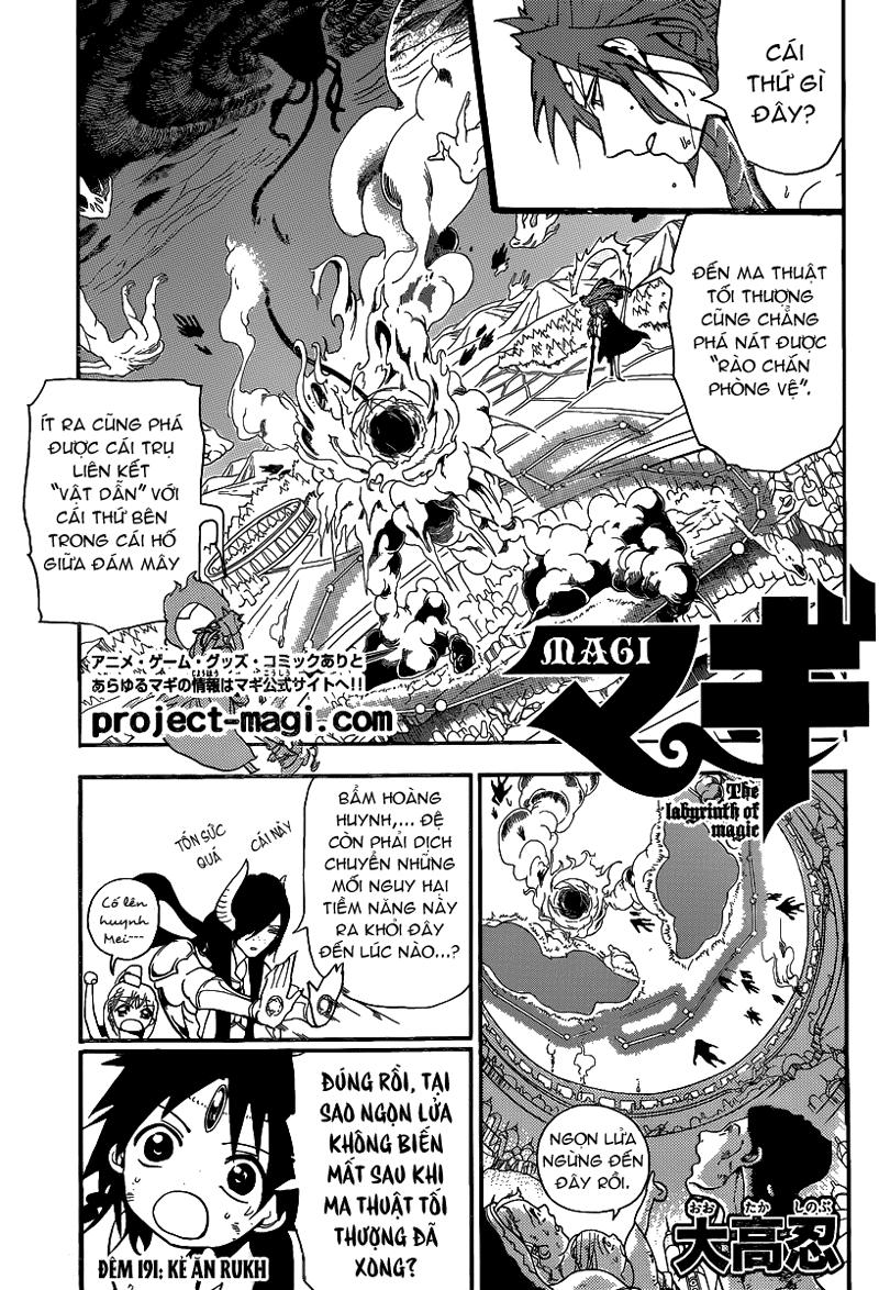 Magi: Bậc Thầy Pháp Thuật Chapter 191 - Trang 2