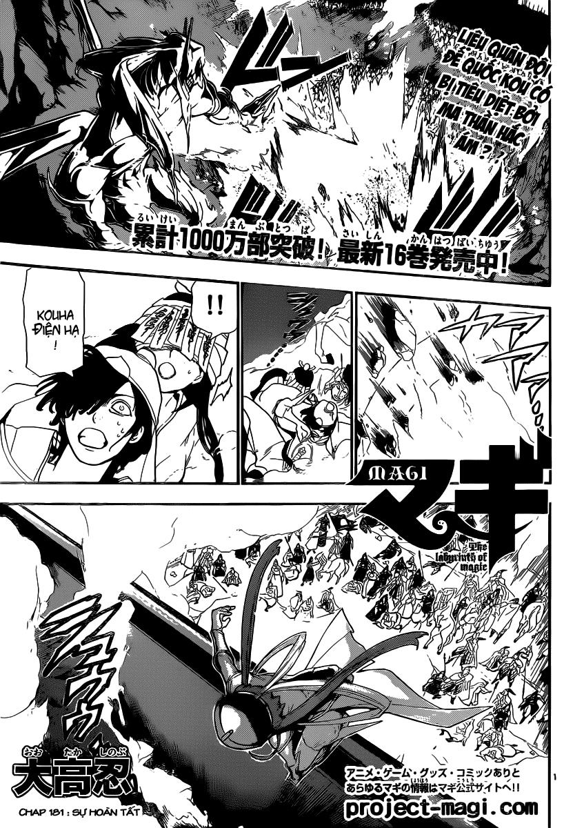 Magi: Bậc Thầy Pháp Thuật Chapter 181 - Trang 2