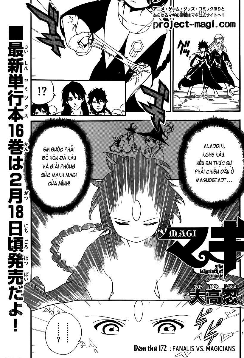 Magi: Bậc Thầy Pháp Thuật Chapter 172 - Trang 2