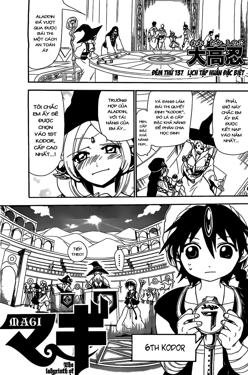 Magi: Bậc Thầy Pháp Thuật Chapter 137 - Trang 2