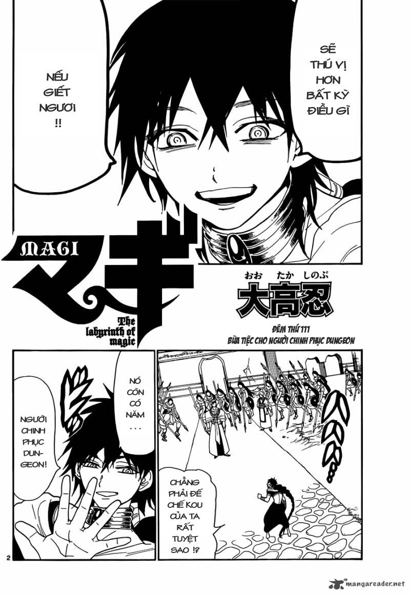 Magi: Bậc Thầy Pháp Thuật Chapter 111 - Trang 2