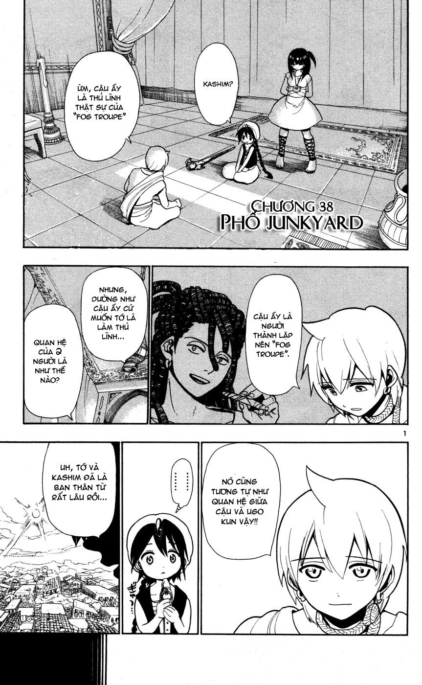 Magi: Bậc Thầy Pháp Thuật Chapter 38 - Trang 2