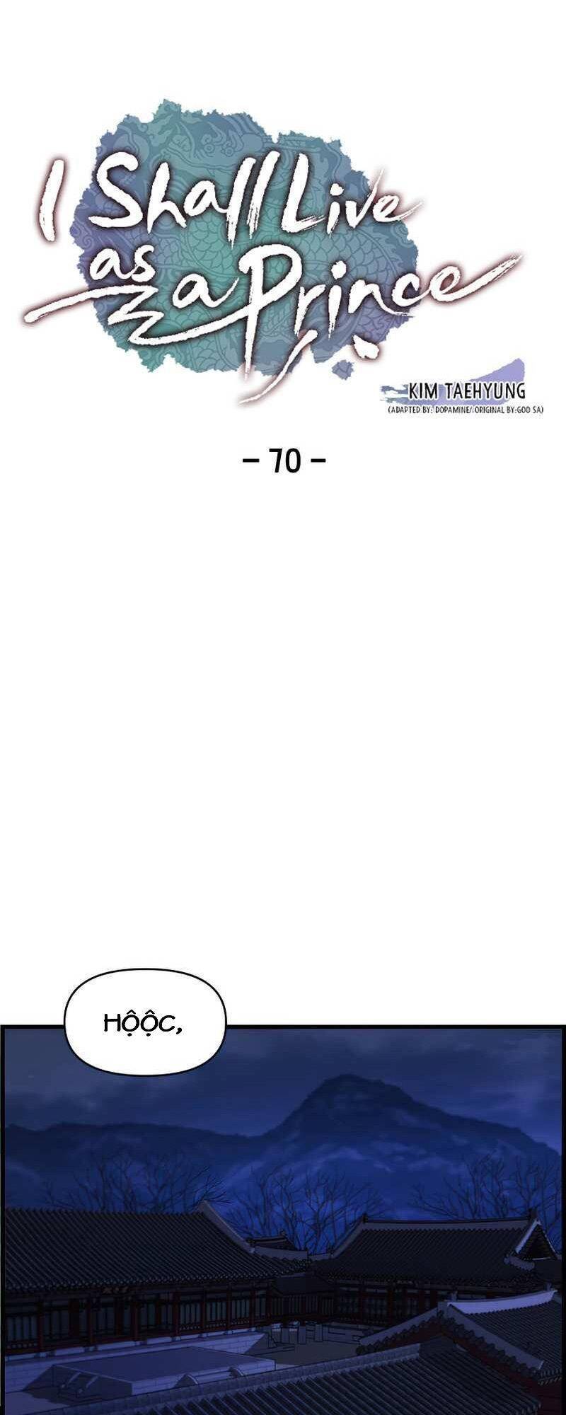 Tôi Sẽ Sống Như Một Hoàng Tử Chapter 70 - Trang 2