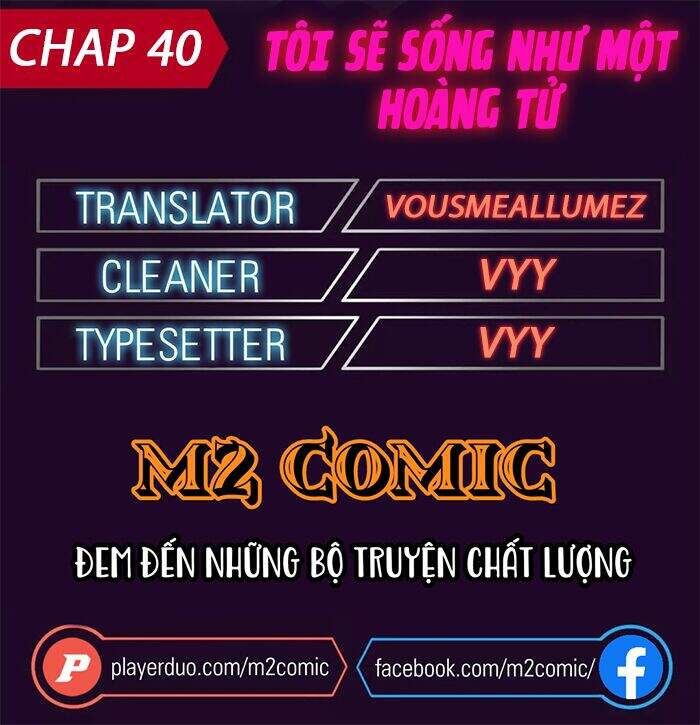 Tôi Sẽ Sống Như Một Hoàng Tử Chapter 40 - Trang 2