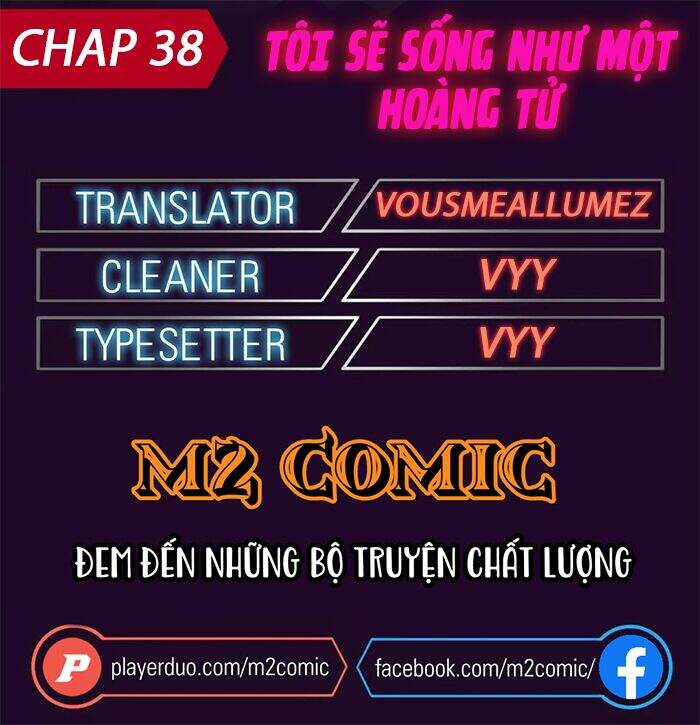 Tôi Sẽ Sống Như Một Hoàng Tử Chapter 38 - Trang 2