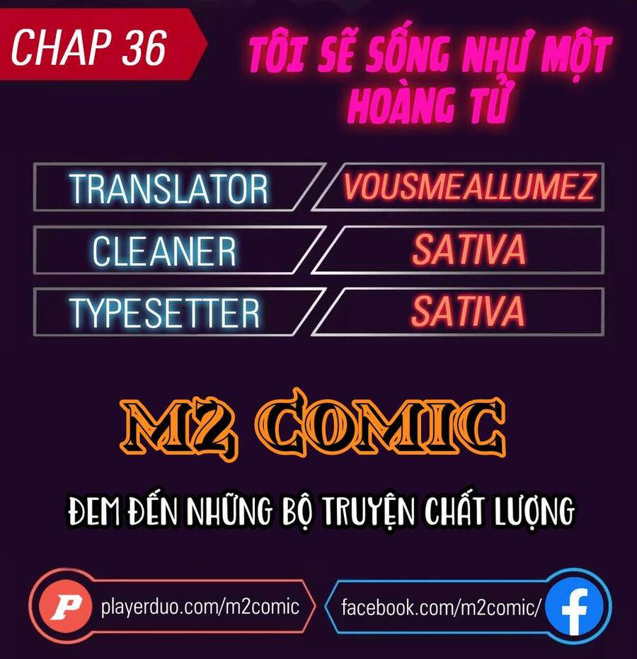 Tôi Sẽ Sống Như Một Hoàng Tử Chapter 36 - Trang 2