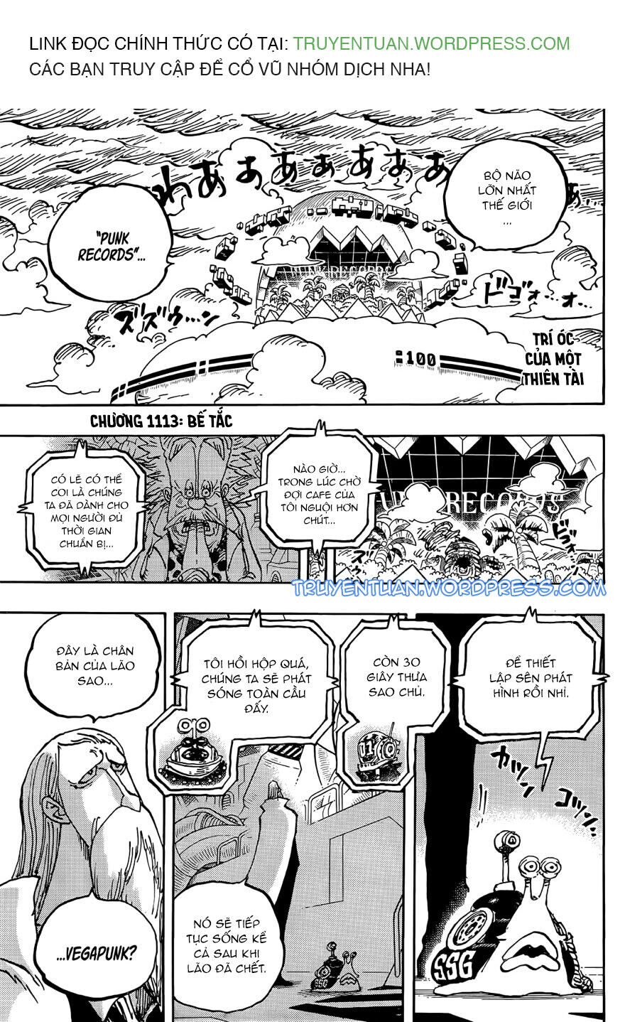 One Piece Chapter 1113 - Trang 2