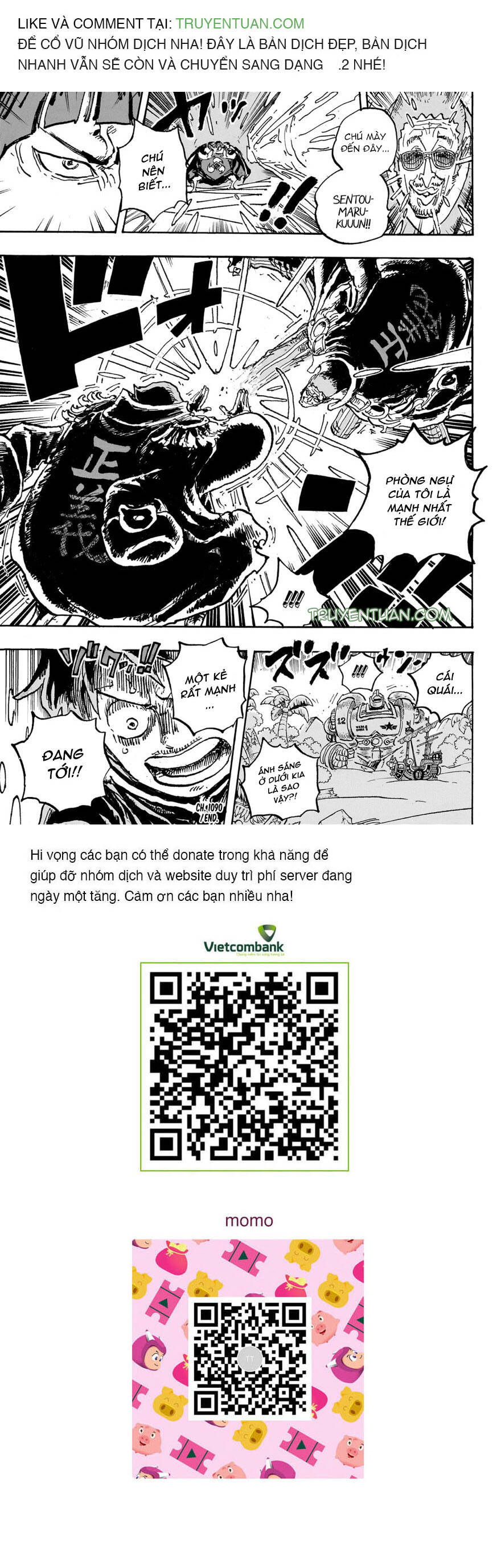 One Piece Chapter 1090 - Trang 2