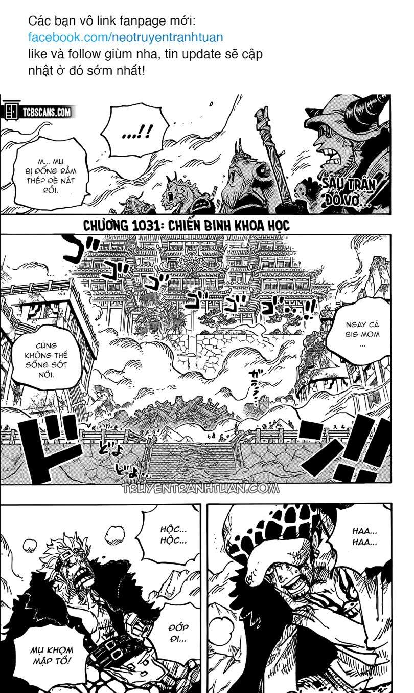 One Piece Chapter 1031 - Trang 2