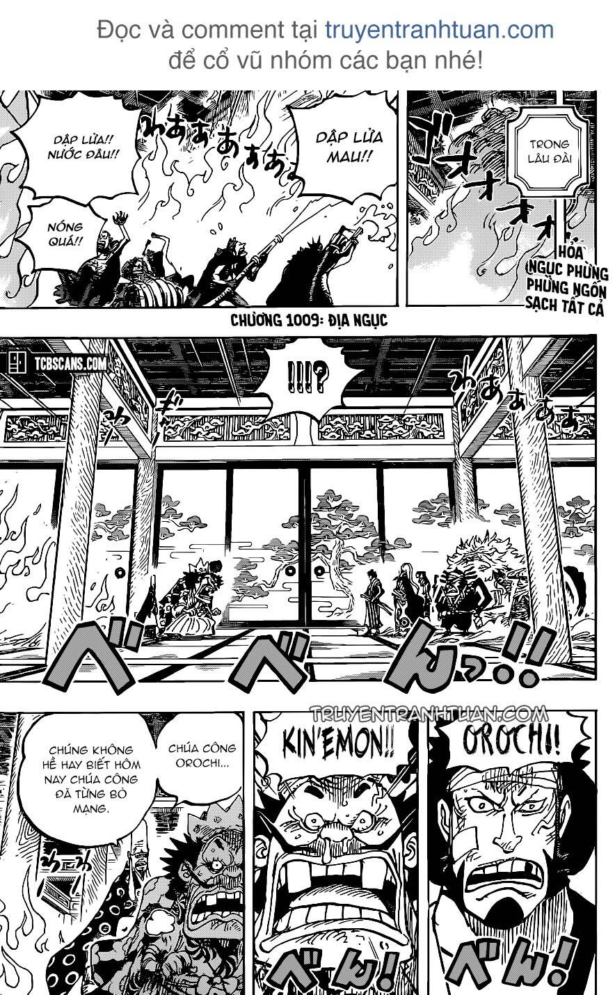 One Piece Chapter 1009 - Trang 2