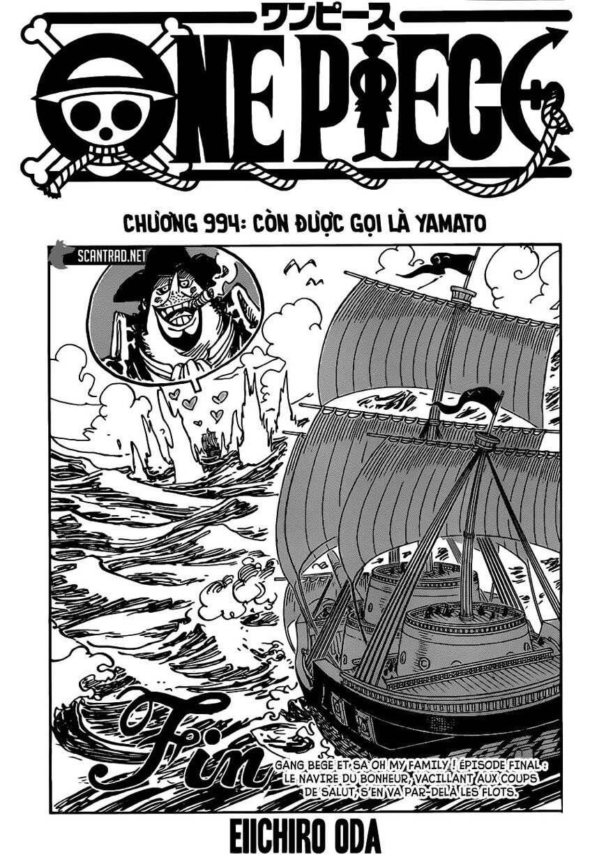 One Piece Chapter 994 - Trang 2