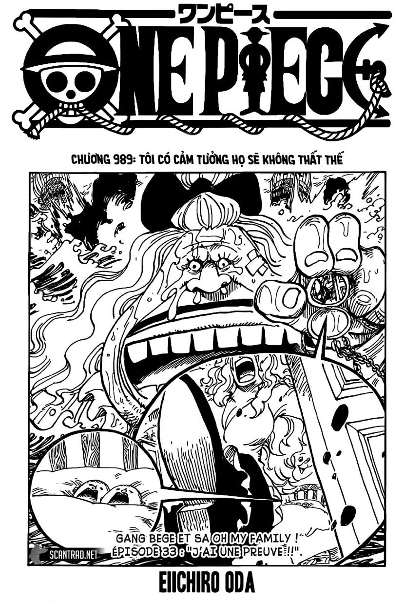 One Piece Chapter 989 - Trang 2