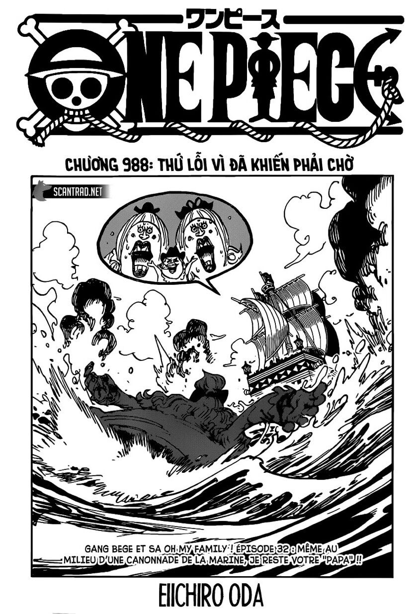 One Piece Chapter 988 - Trang 2