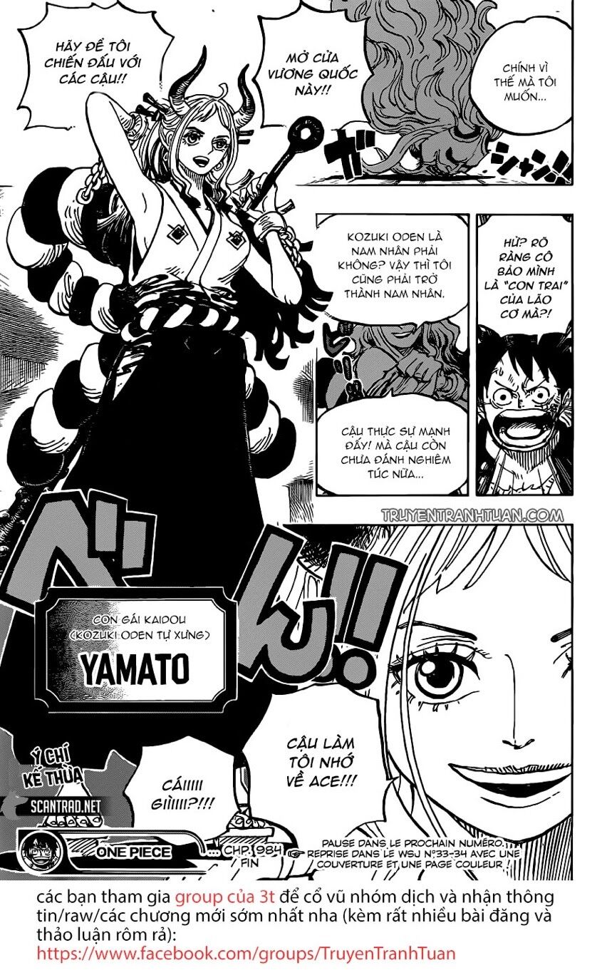 One Piece Chapter 984 - Trang 2