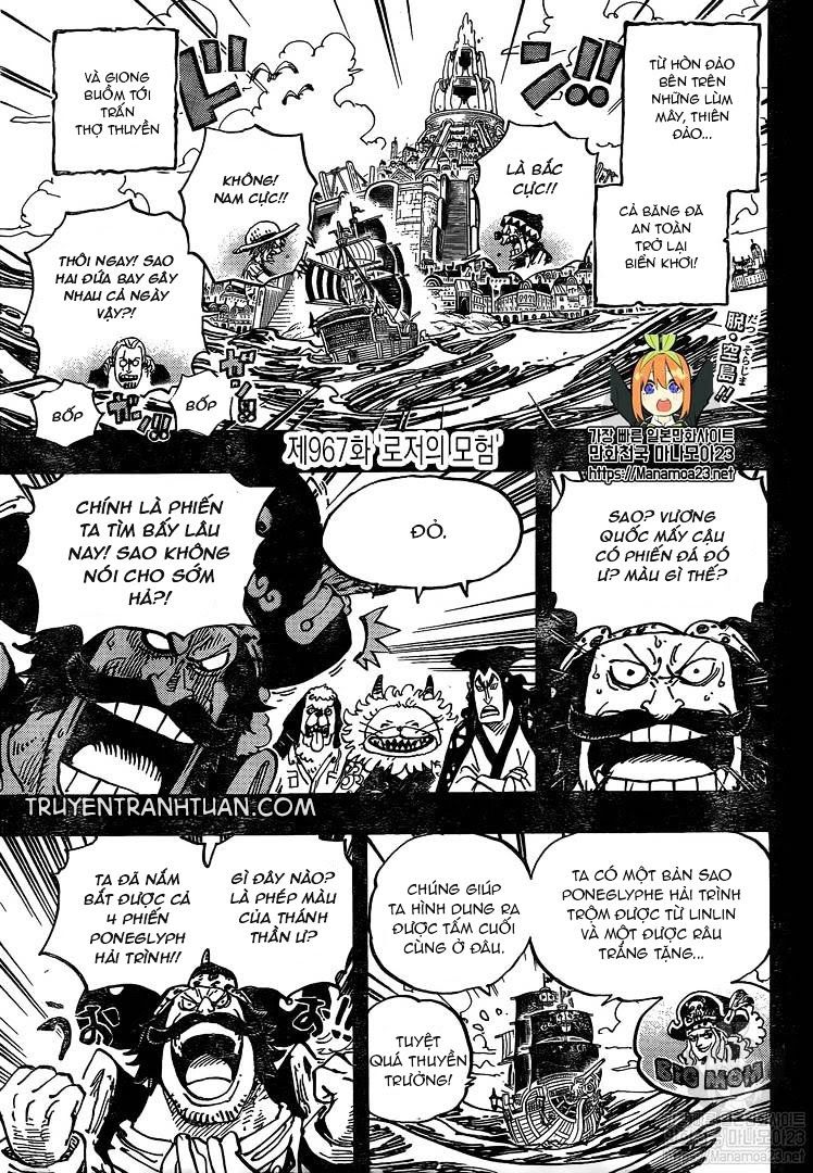 One Piece Chapter 967 - Trang 2