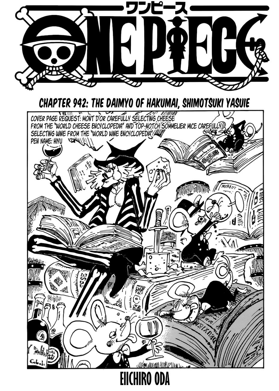 One Piece Chapter 942 - Trang 2