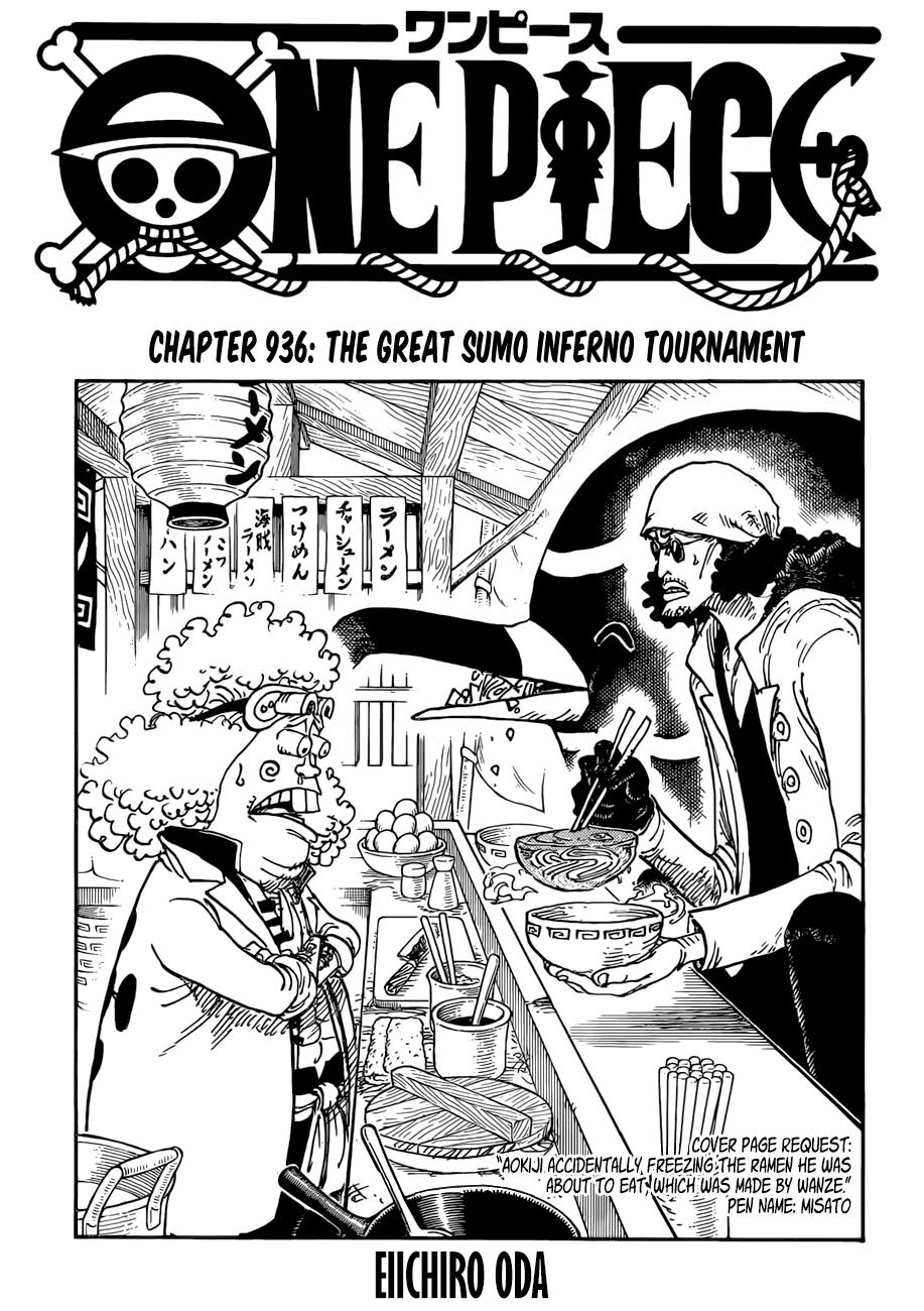 One Piece Chapter 936 - Trang 2