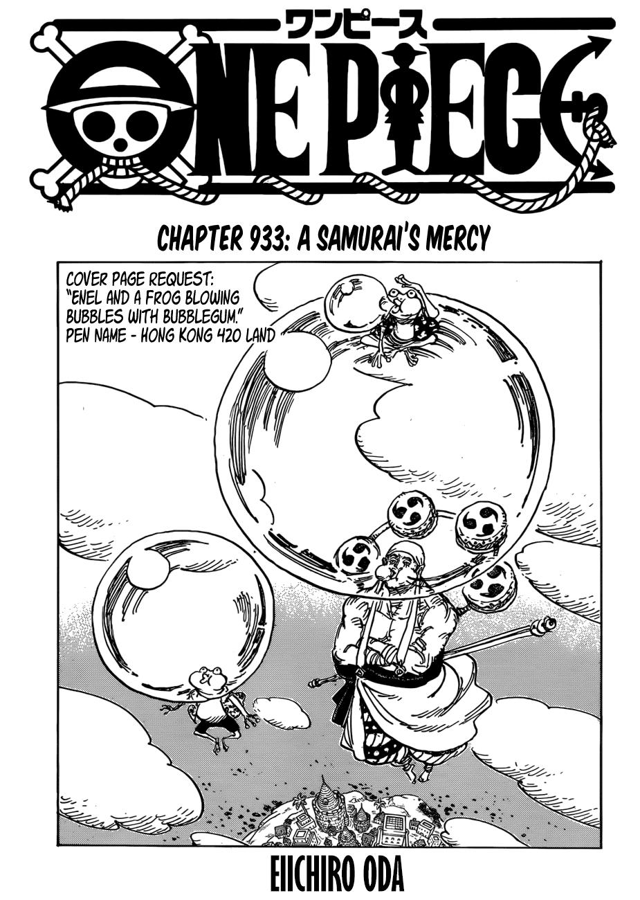 One Piece Chapter 933 - Trang 2