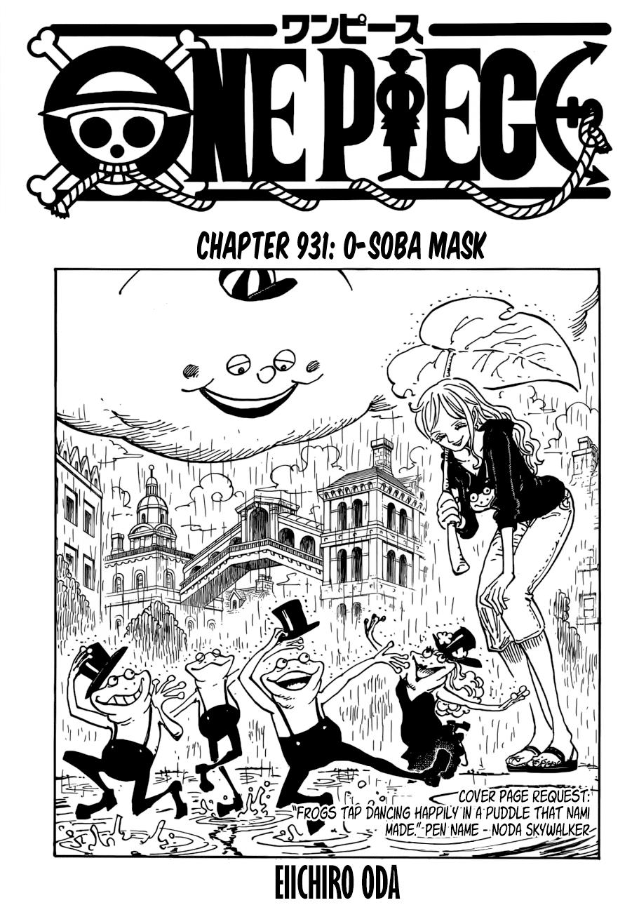 One Piece Chapter 931 - Trang 2