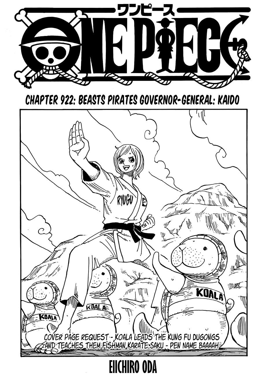 One Piece Chapter 922 - Trang 2