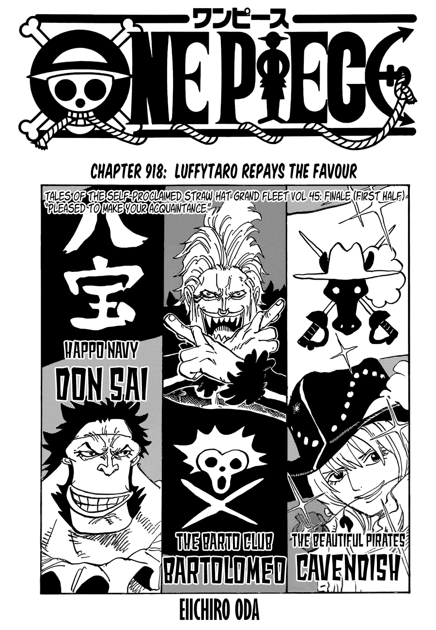 One Piece Chapter 918 - Trang 2