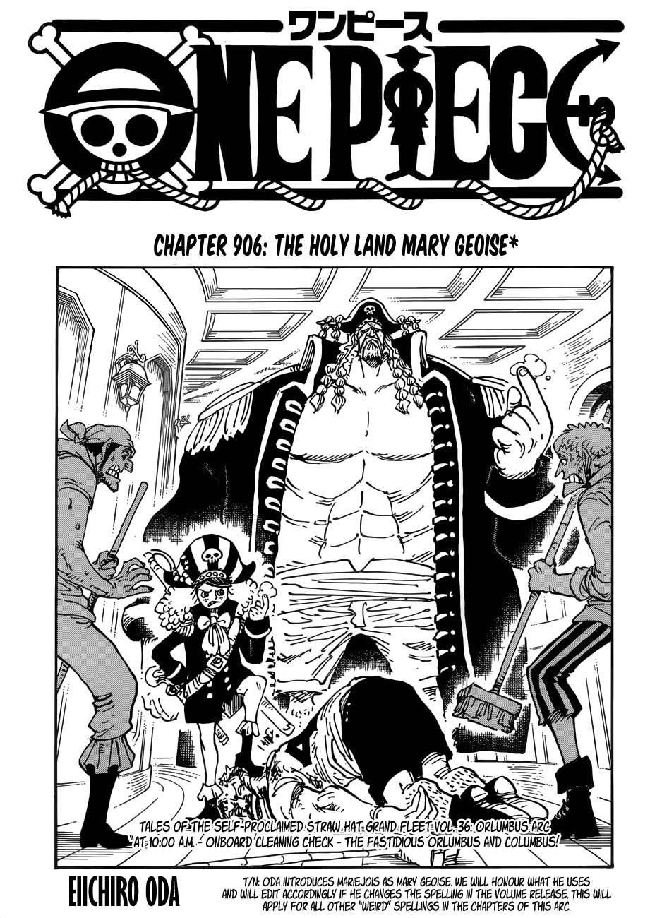 One Piece Chapter 906 - Trang 2