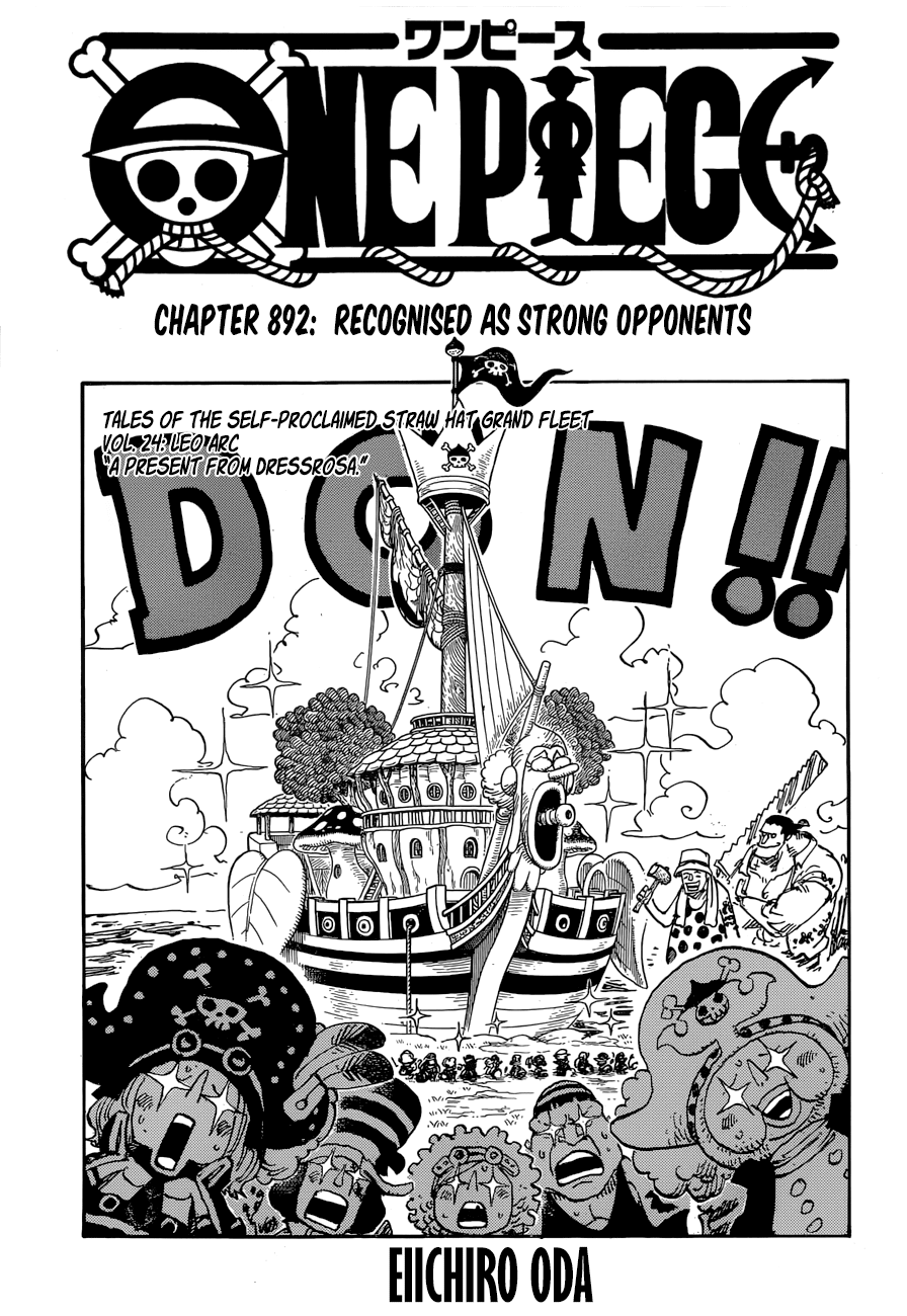 One Piece Chapter 892 - Trang 2