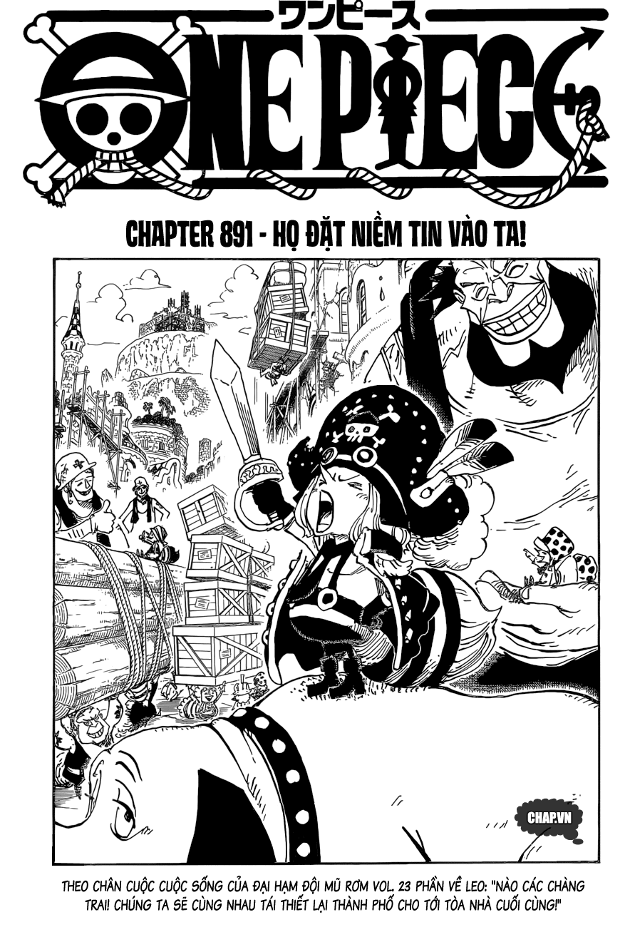 One Piece Chapter 891 - Trang 2