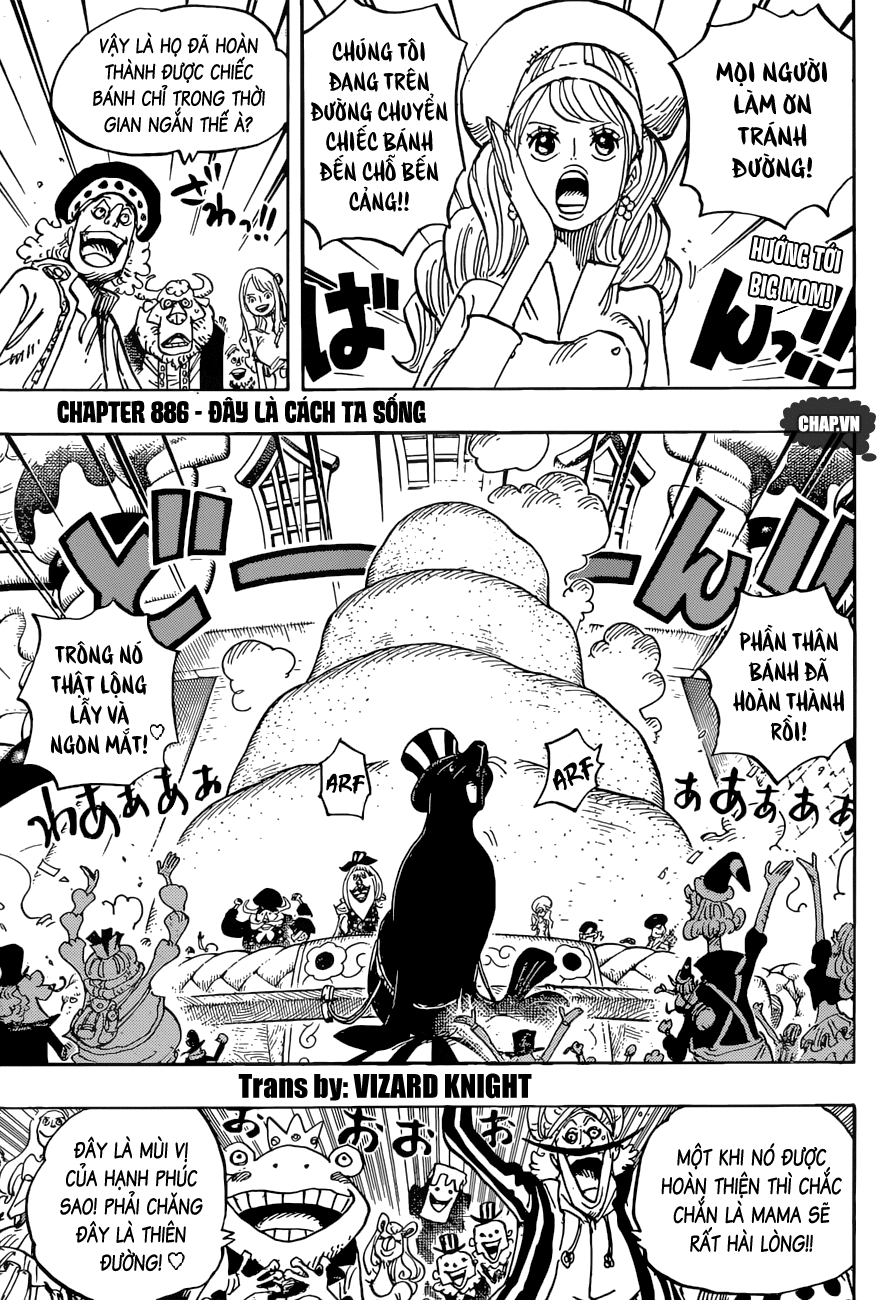 One Piece Chapter 886 - Trang 2