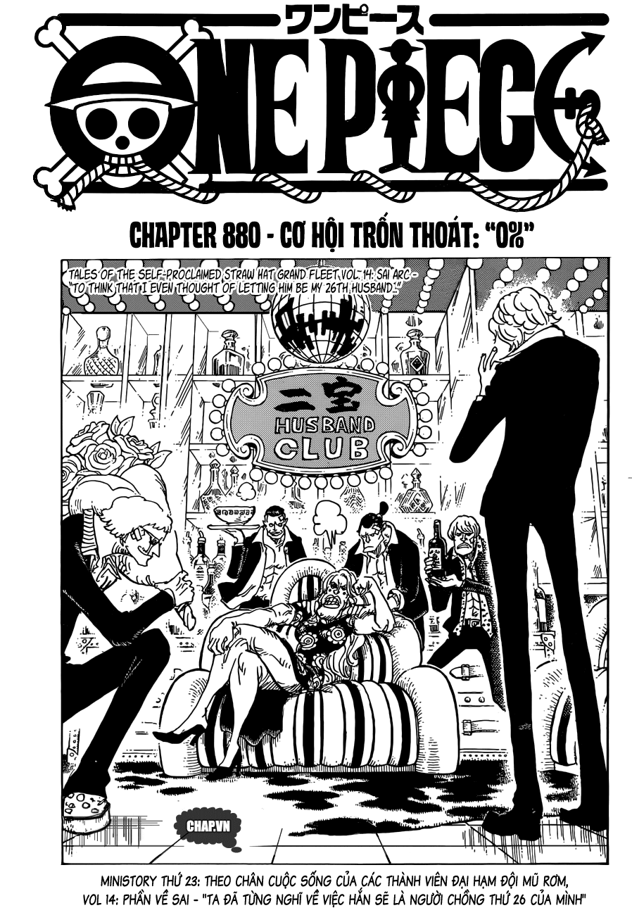 One Piece Chapter 880 - Trang 2