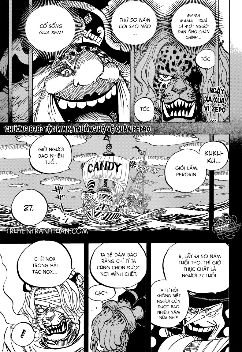 One Piece Chapter 878 - Trang 2