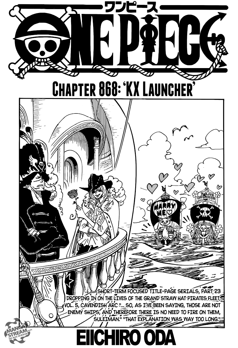 One Piece Chapter 868 - Trang 2