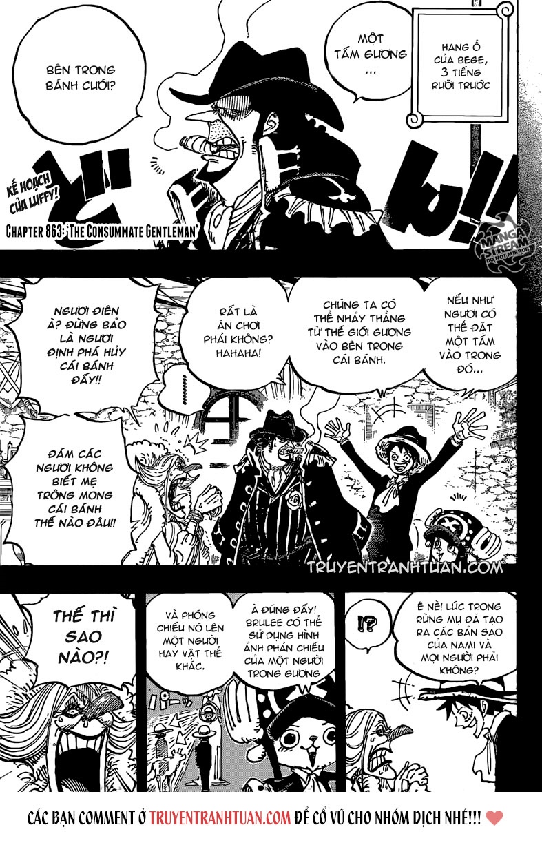 One Piece Chapter 863 - Trang 2