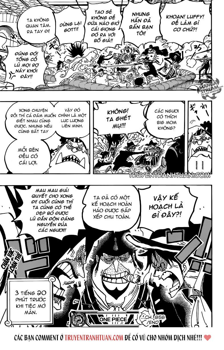 One Piece Chapter 858 - Trang 2