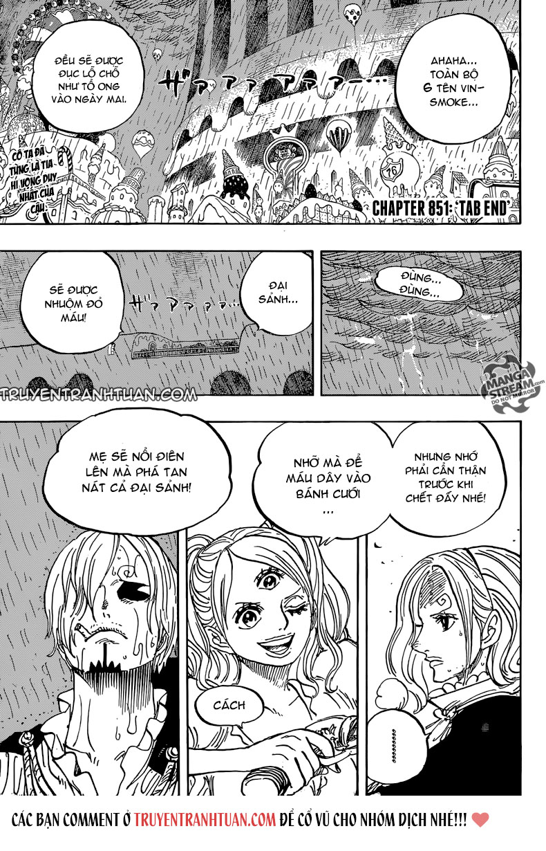 One Piece Chapter 851 - Trang 2