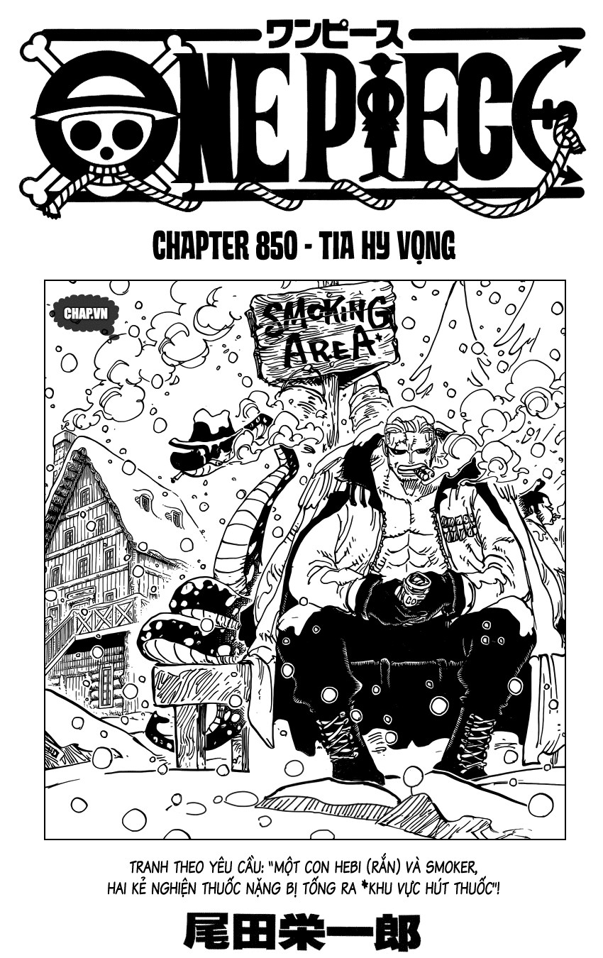 One Piece Chapter 850 - Trang 2