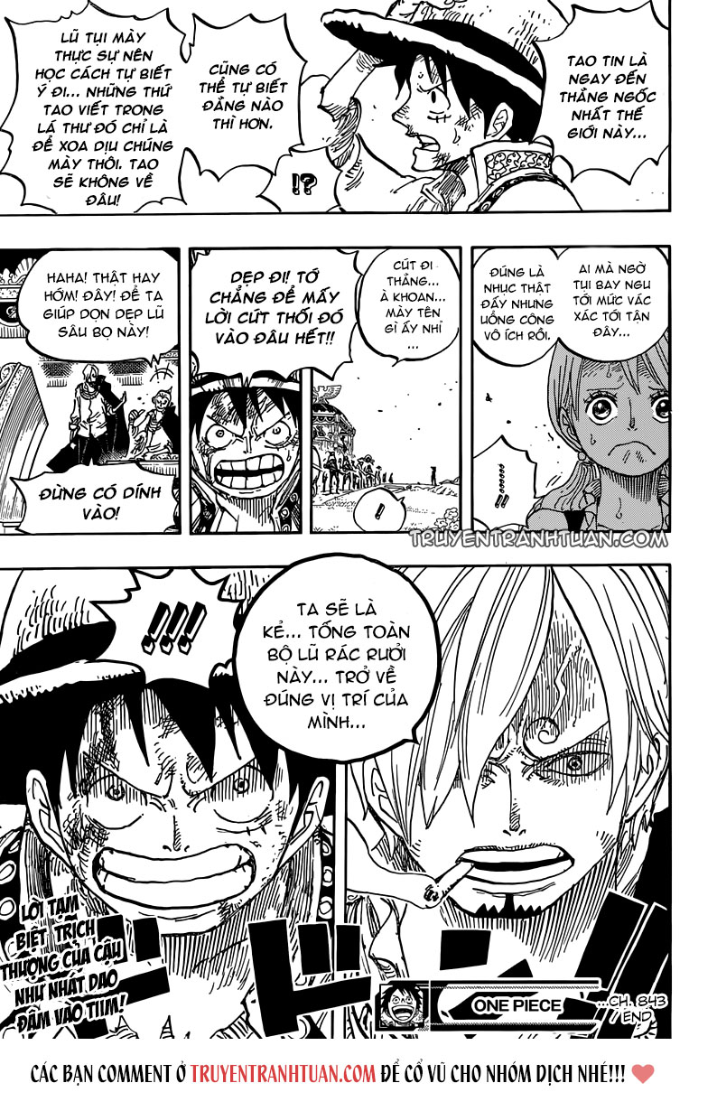 One Piece Chapter 843 - Trang 2