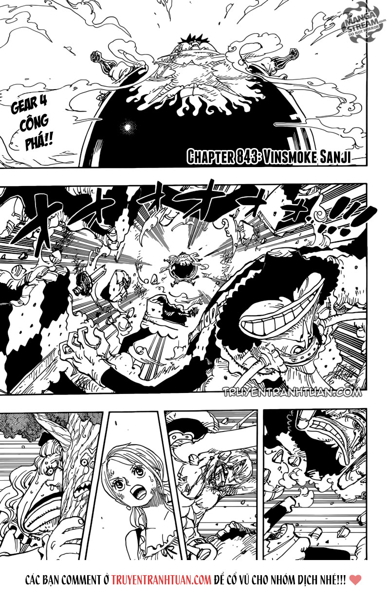 One Piece Chapter 843 - Trang 2