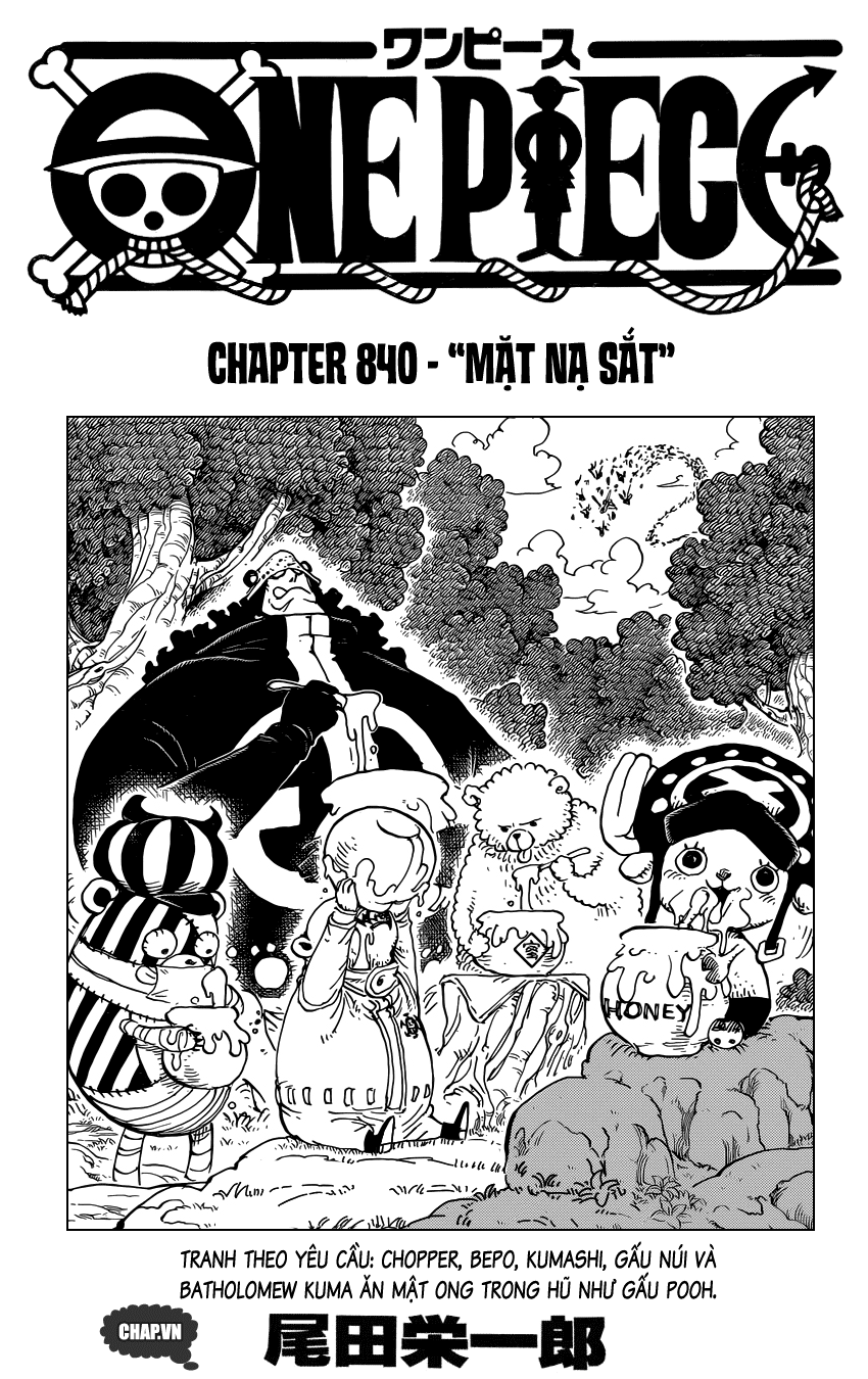 One Piece Chapter 840 - Trang 2